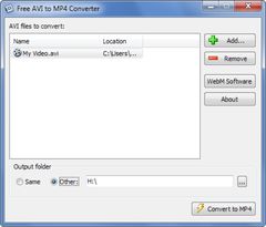 download PolySoft Free AVI to MP4 Converter