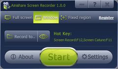 download Ainishare Free Screen Recorder