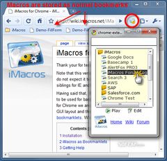 download iMacros for Chrome