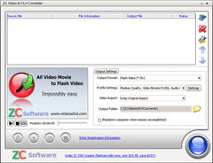 download ZC Video to FLV Converter