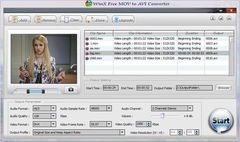 download WinX Free MOV TO AVI Video Converter
