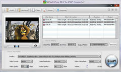 download WinX Free FLV to PSP Video Converter
