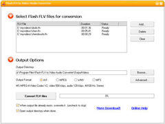 download Flash FLV to Video/Audio Converter