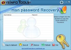 download SysInfoTools MSN Password Recovery