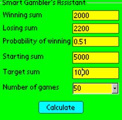 download Smart Gambler's Calculator for PocketPC OS