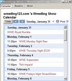 download Free WWE wrestling News,Results Alert