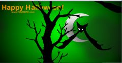 download Spooky Bat ScreenSaver Green