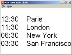 download NTP Time Zone Clock