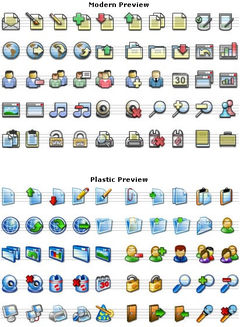 download Stock Icons - XP and MAC style icons free