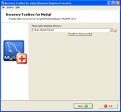 download MySQL Database Recovery Free