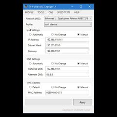 download SK IP and MAC Changer