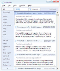 download CintaNotes Free Personal Notes Manager