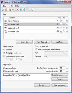 download Hexonic PDF Split and Merge Freeware