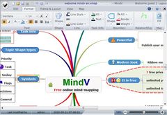 download Mindv online mind mapping tool