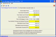 download Free Mortgage Payment Calculator