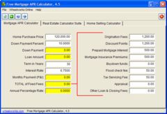download Free Mortgage APR Calculator